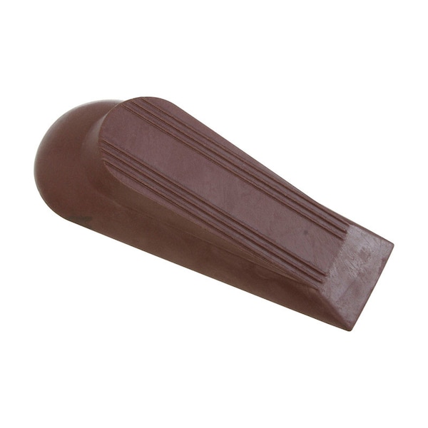 National Hardware National Hardware 2 in. W X 5 in. L Rubber Brown Wedge Door Stop Mounts to floor N213-603 - main